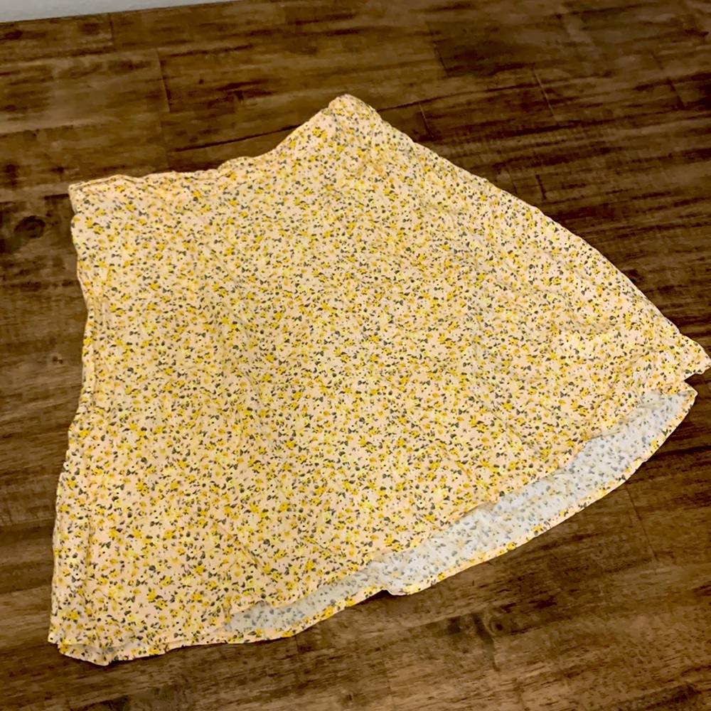 Light Pink Floral Skirt